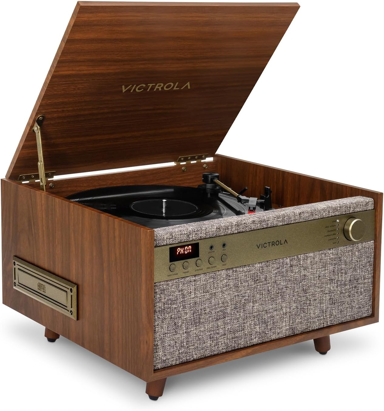 Victrola Century 6-in-1 Vinyl Record Player & Music Center